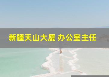 新疆天山大厦 办公室主任